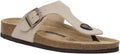 Leah Cork Footbed Sandal for Women - Contoured Cork Comfort