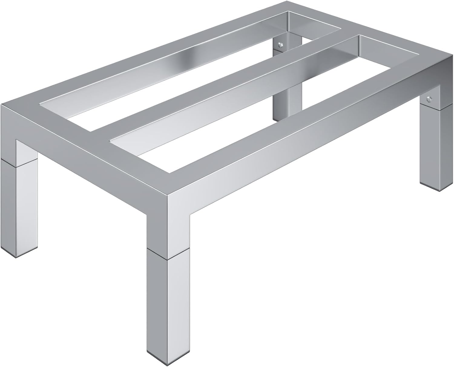 24 Long x 14 Wide Aluminum Dunnage Rack for Heavy-Duty Storage