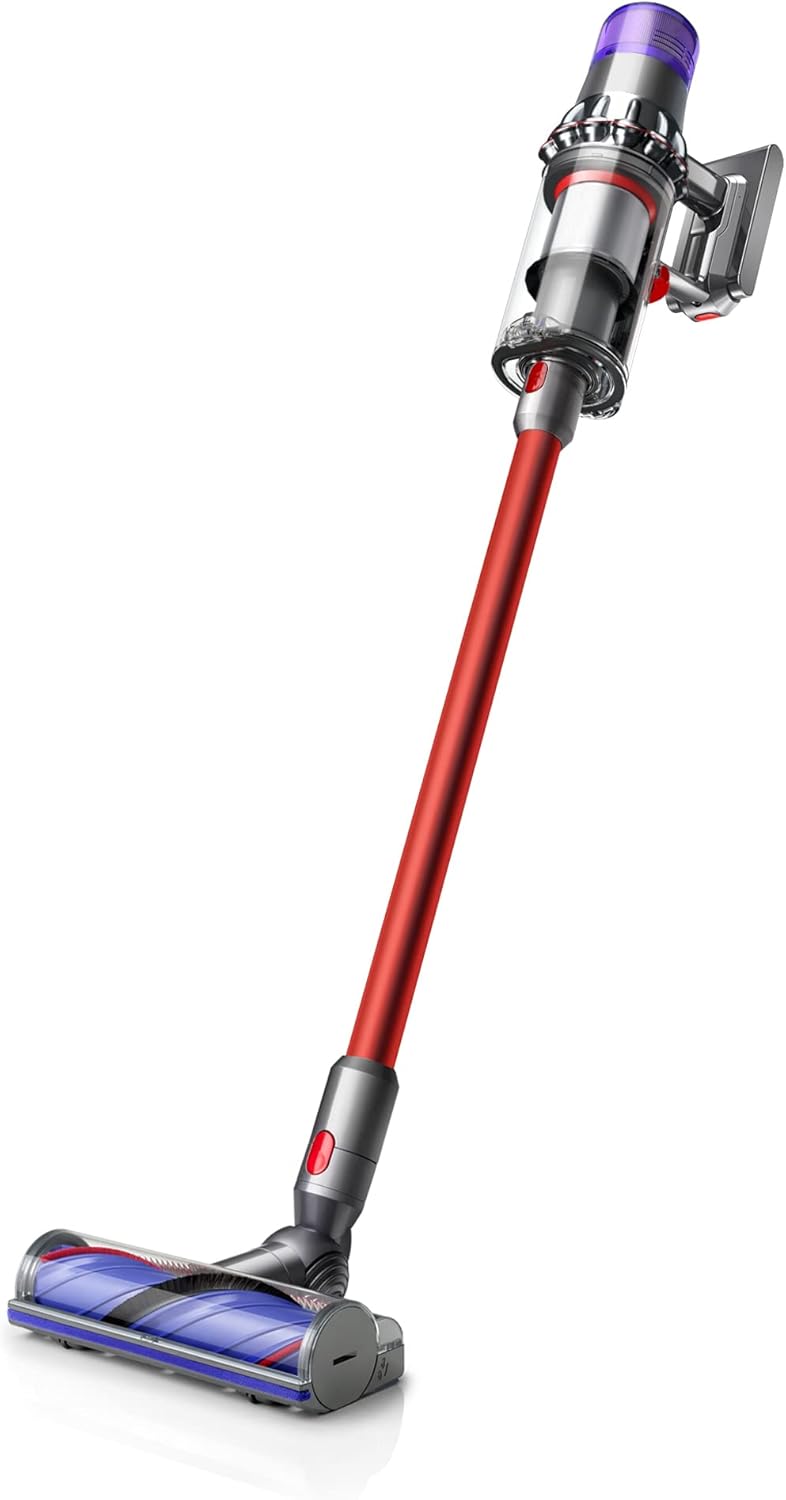 Dyson V11 Extra Cordless Vacuum - Nickel/Red, Powerful