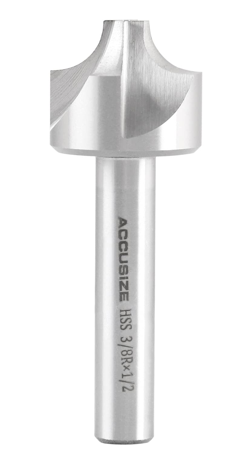 Accusize 3/8ft' Corner Rounding End Mills for Precision Milling