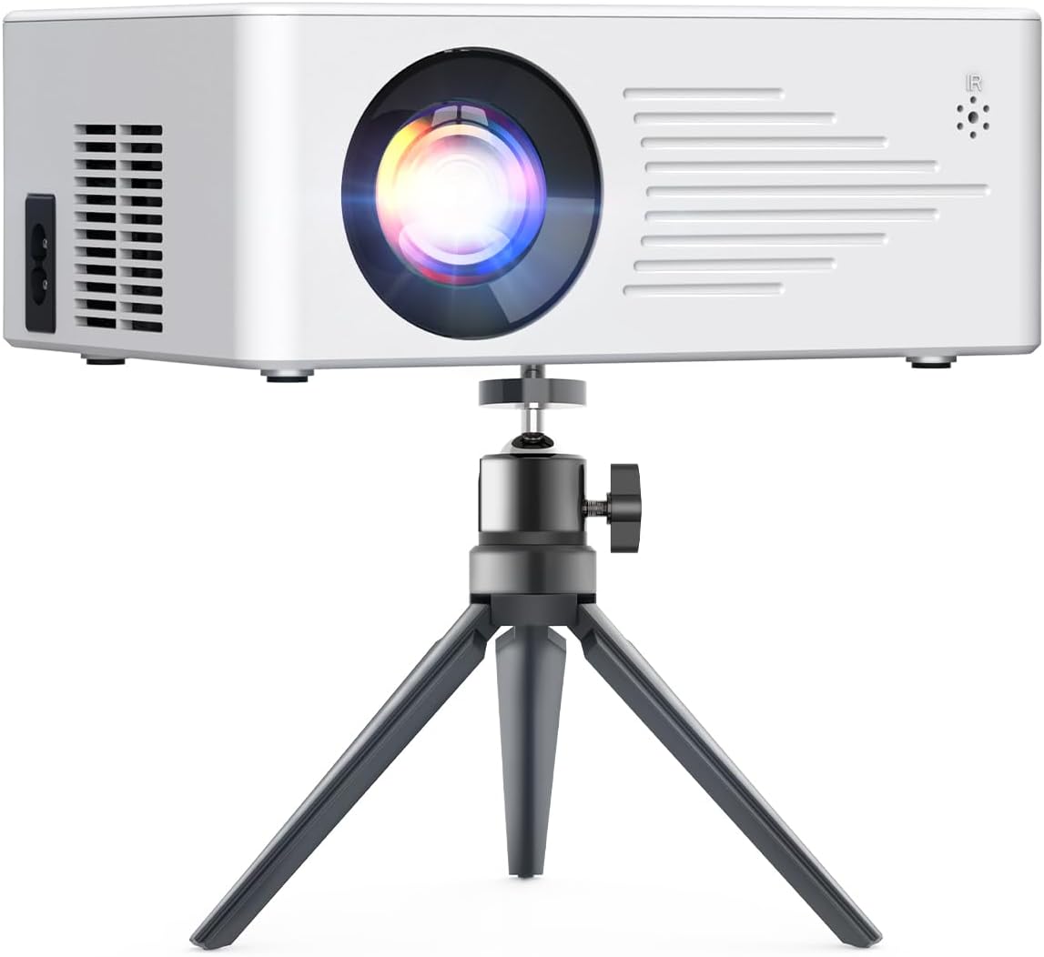 Portable 1080P Mini Projector with WiFi & Bluetooth