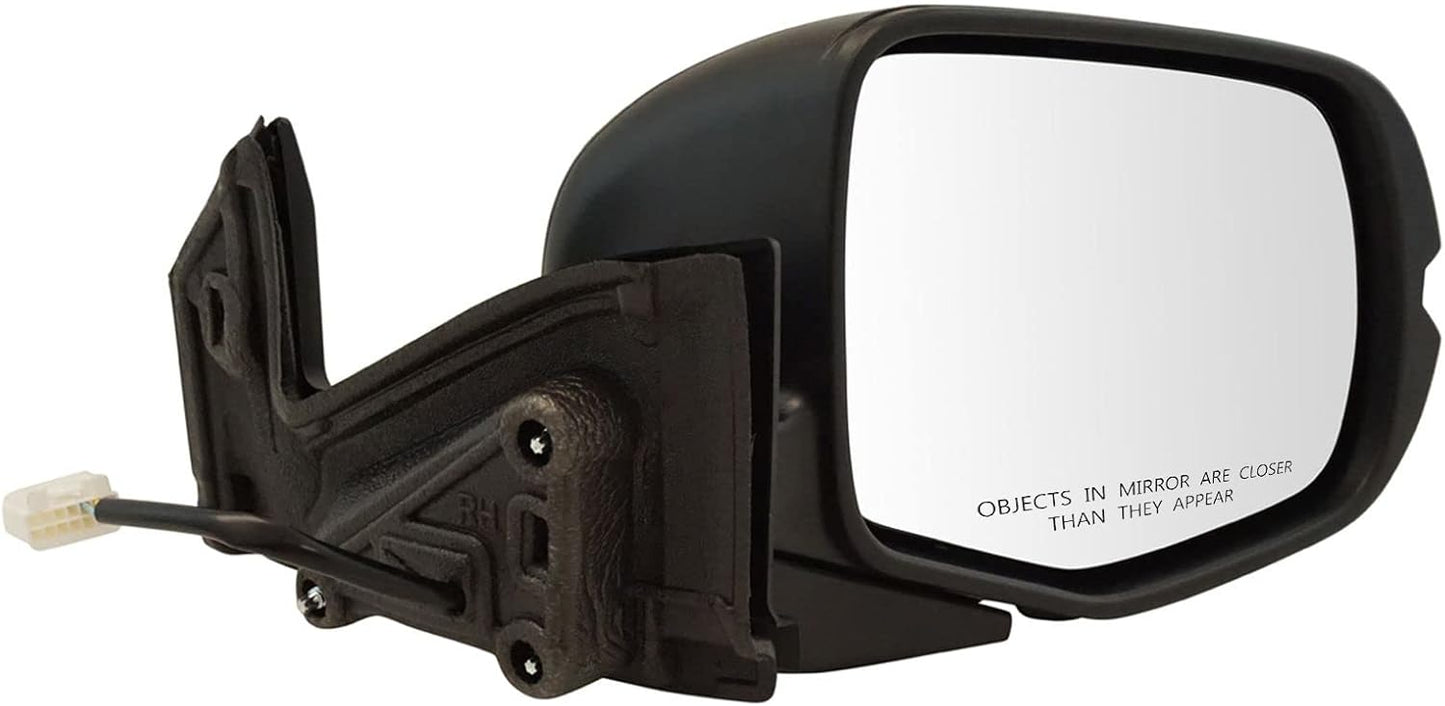 TRQ Passenger Side Mirror Assembly for 2016-2018 Honda Pilot