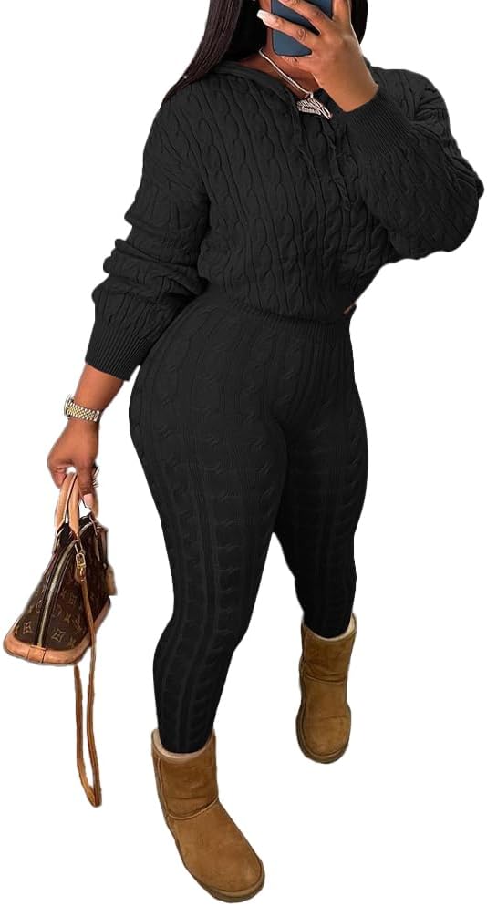 Nimsruc Knit Two Piece Outfits For Women Sweater Sets Review