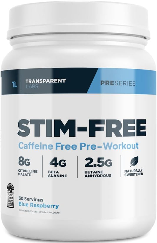 Transparent Labs Stim-Free Pre-Workout Powder for Optimal Performance