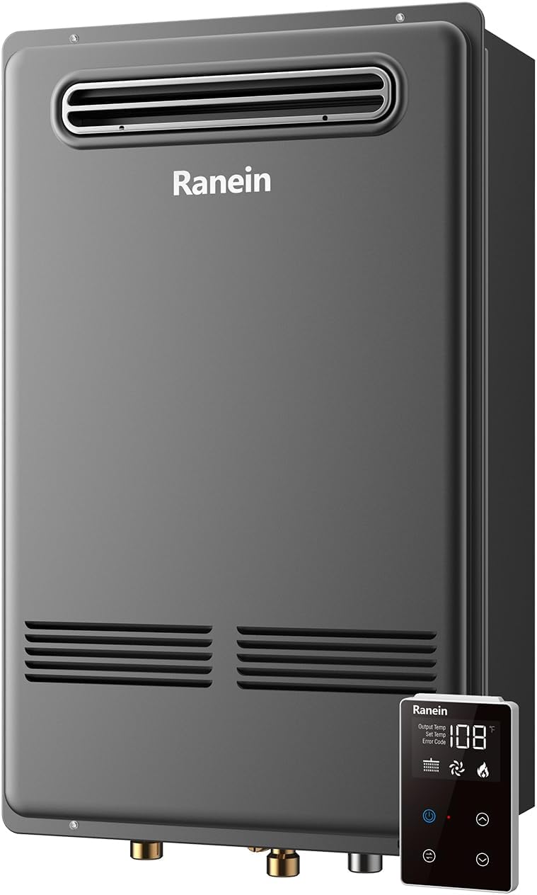 Propane Gas Tankless Water Heater with 7.4 GPM and 190,000 BTU