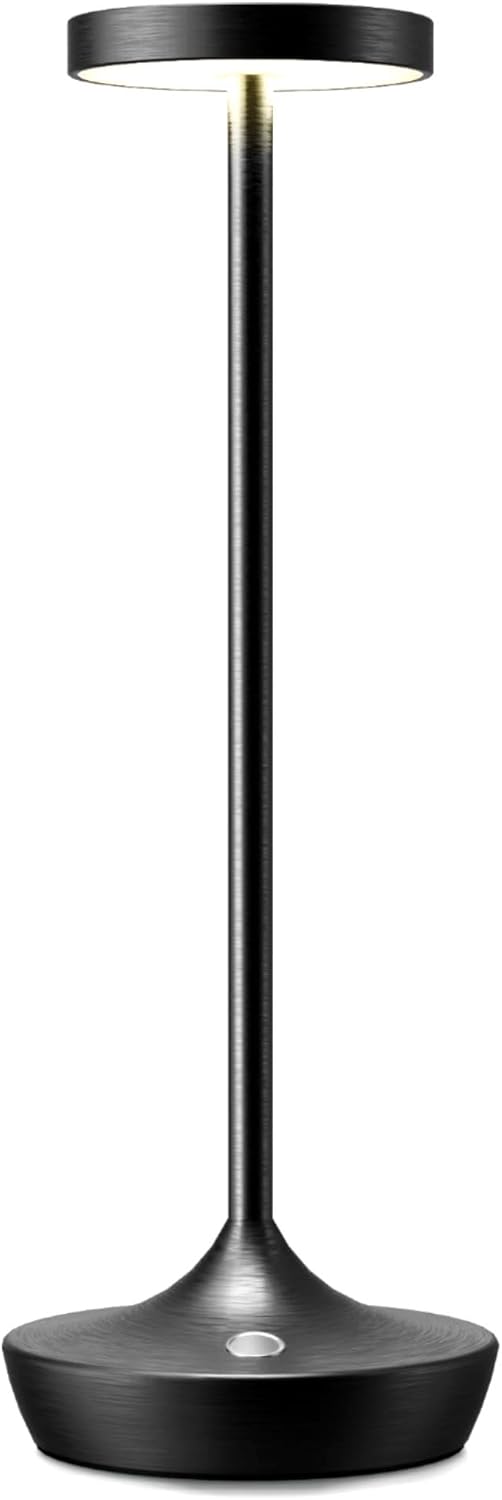 Cordless Table Lamp Rechargeable - Portable Touch Dimmable Light