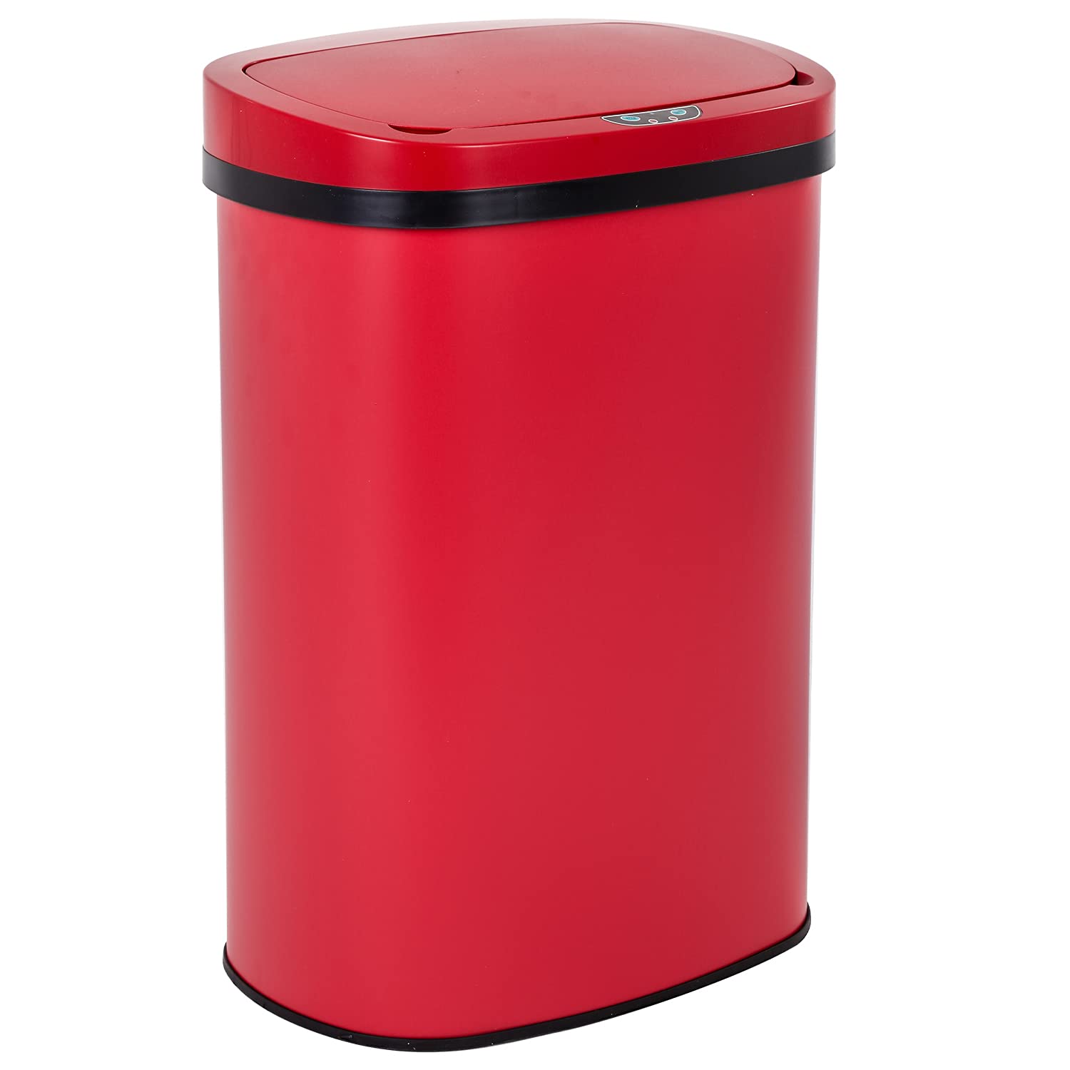 Touchless Kitchen Trash Can with Lid - 13 Gallon Stainless Steel