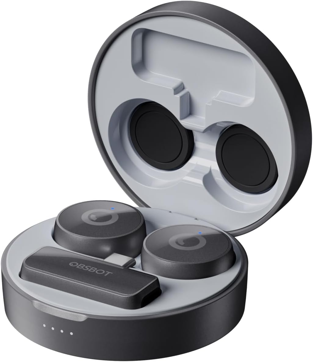 OBSBOT Vox Wireless Microphone for Streaming and Podcasting