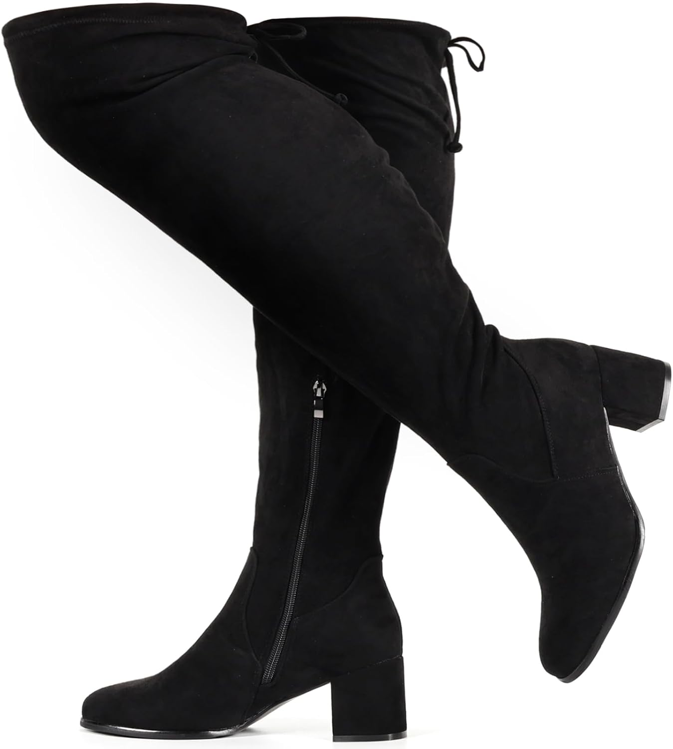 Wide Calf Thigh High Boots for Women - Comfort & Style