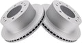 Rear Brake Rotors Set Vented Premium G-Coated Compatible