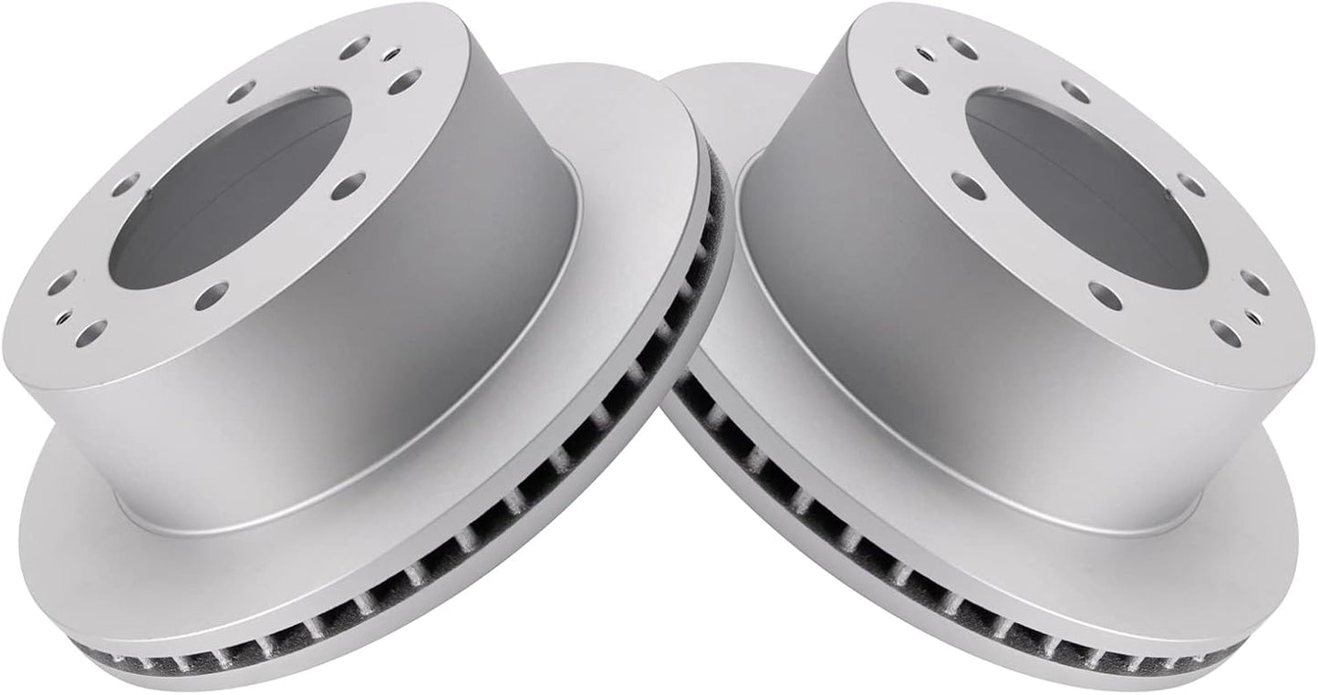 TRQ Rear Brake Rotors Set for Chevrolet and GMC Trucks