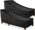 Chaise Lounge Cover 78L x 34W x 32H in - Waterproof Heavy Duty - 2