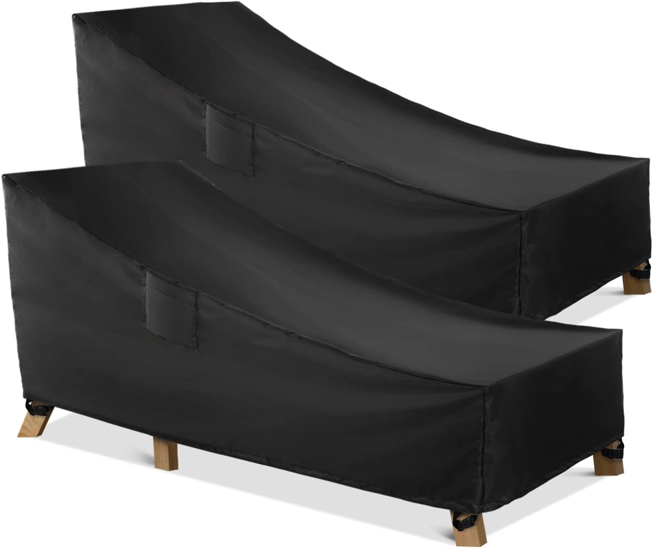 WLEAFJ Patio Chaise Lounge Cover Waterproof for Outdoor Use