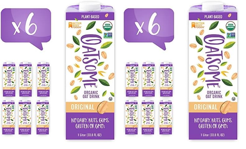 Oatsome Organic Oat Milk - Creamy Non-Dairy Milk Alternative