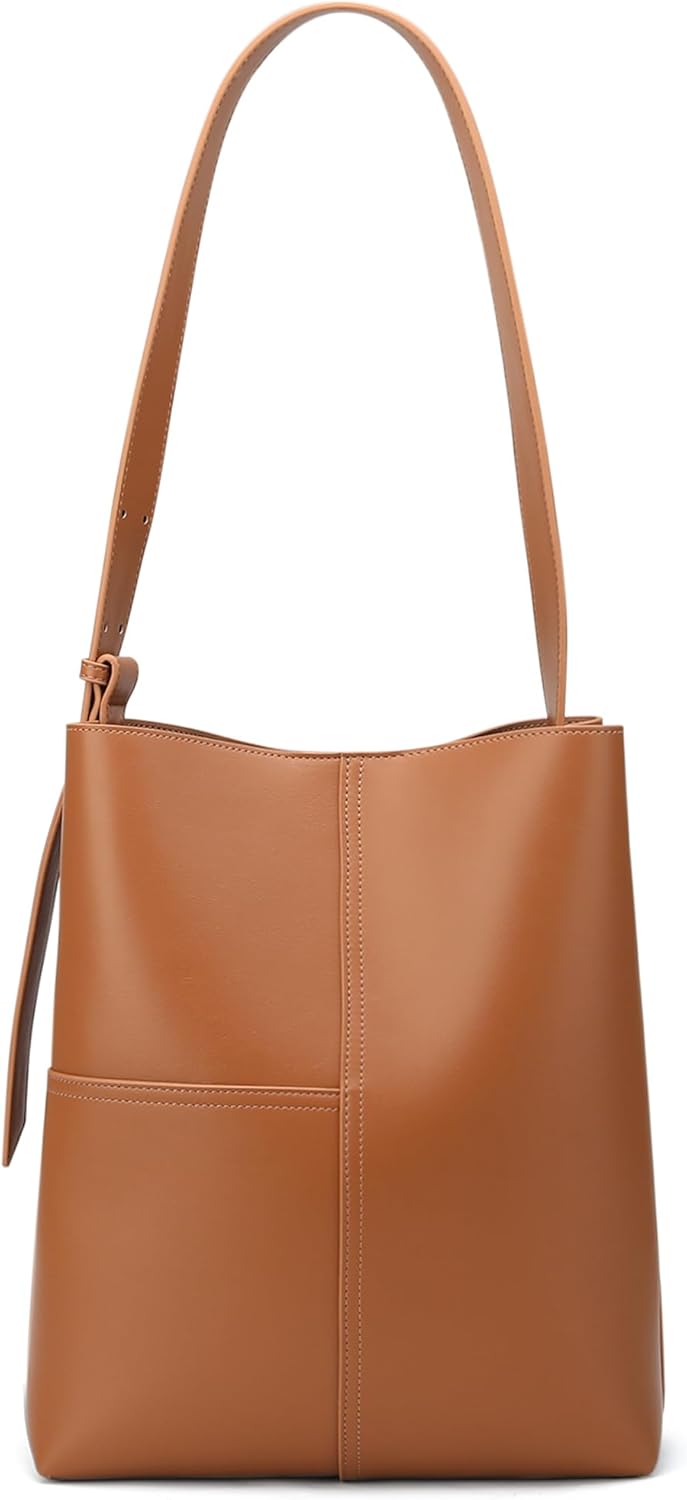 Women's Hobo Purse - Spacious Faux Leather Shoulder Bag