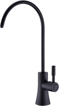 Matte Black Drinking Water Faucet for Kitchen Sink - Solid Brass RO