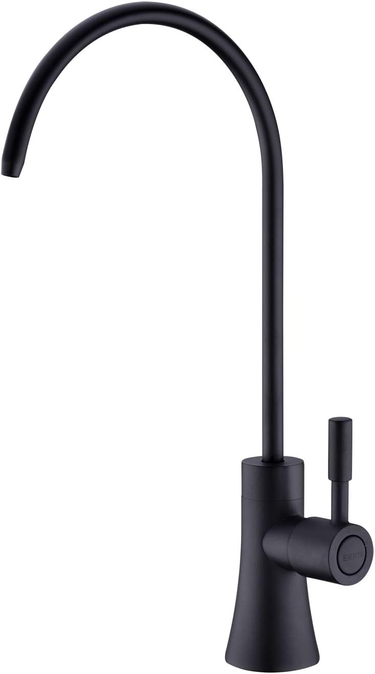 Matte Black Drinking Water Faucet for Kitchen Sink by EKRTE