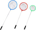 Aquarium Fish Net Skimmer Net 3 Pcs - Safe Quick Catch Sets