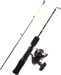 Goture Ice Fishing Rod & Reel Combo - High Visibility Tip, Compact Kit