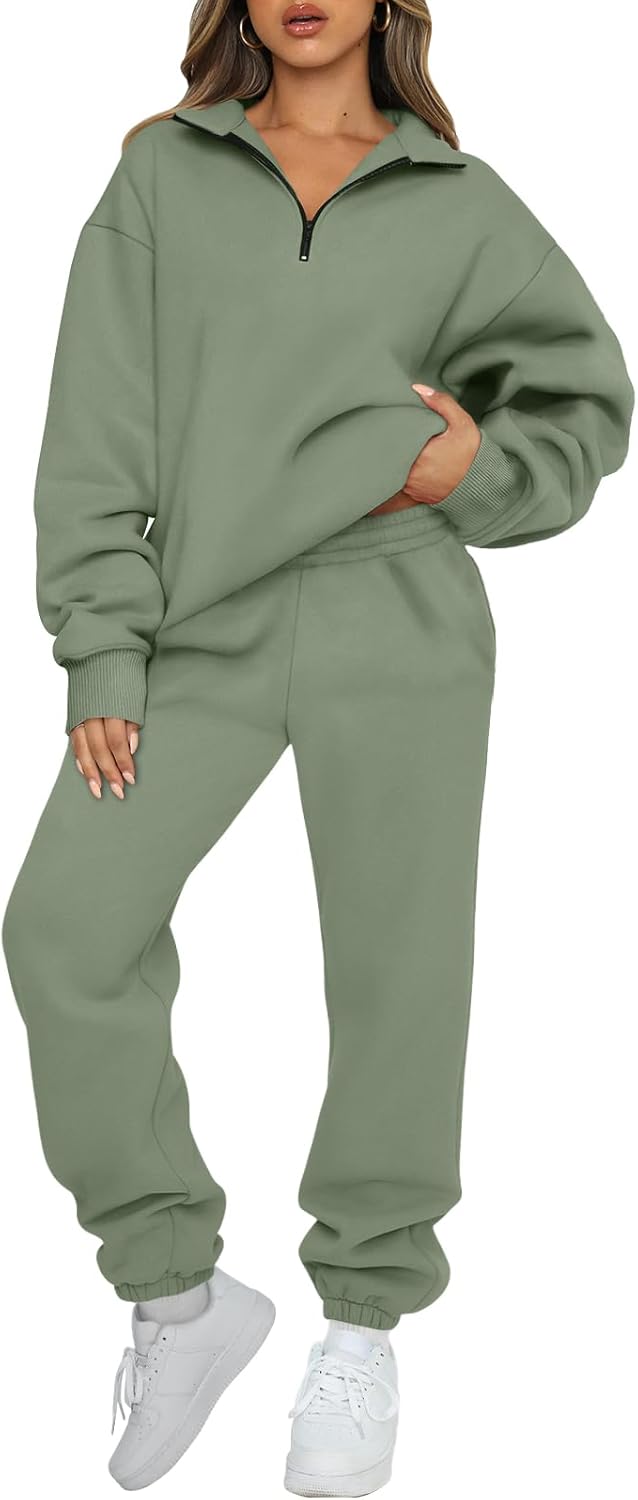 AUTOMET Women's Sweatsuits: Cozy 2 Piece Lounge Set for Fall