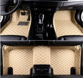 Custom Car Floor Mats for 95% Sedans and SUVs - Full Coverage Beige