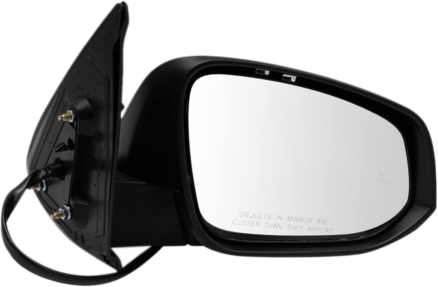 TRQ Exterior Power Heated Blind Spot Turn Signal Mirror for Tacoma