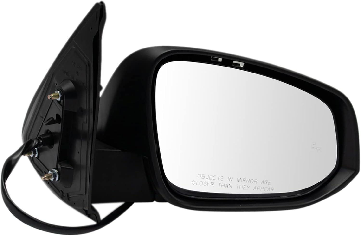TRQ Exterior Power Heated Blind Spot Turn Signal Mirror for Tacoma
