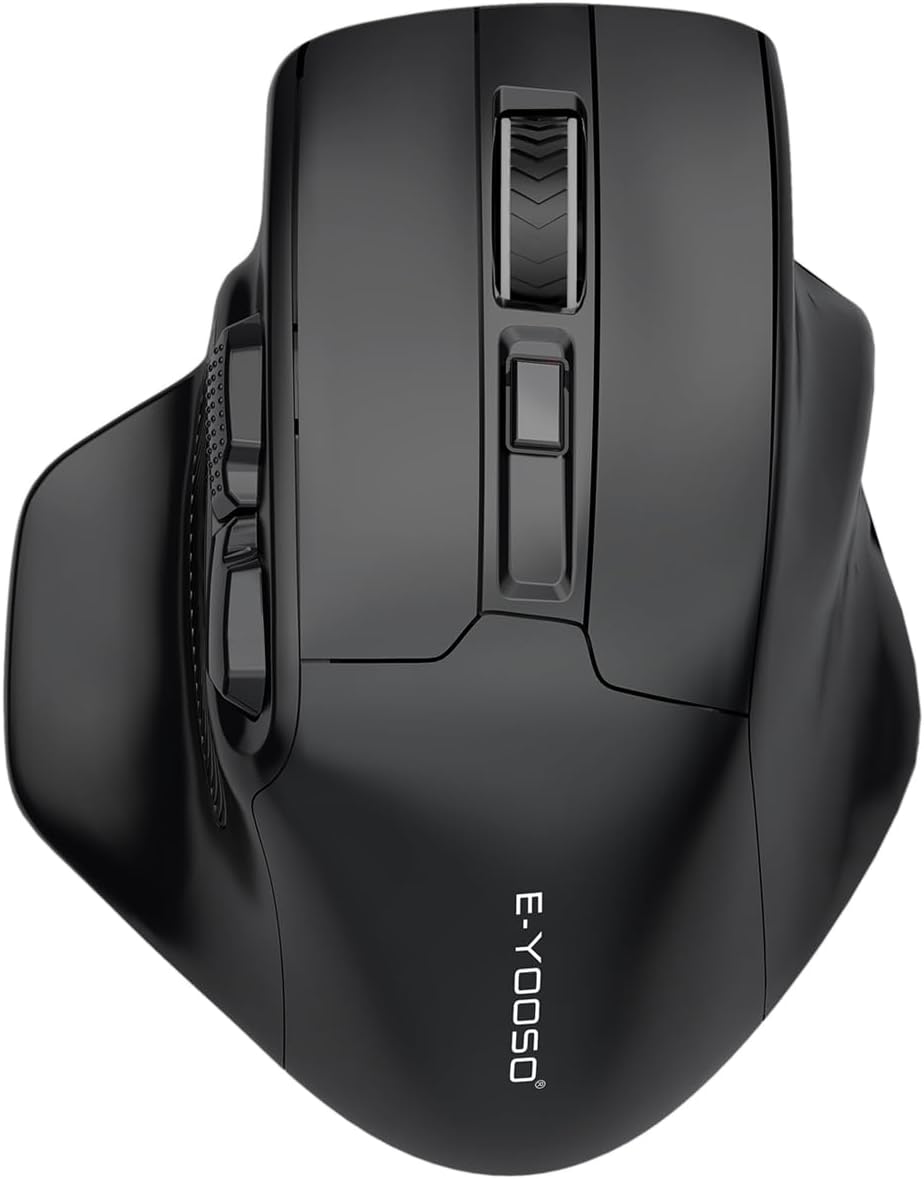 E-YOOSO Wireless Ergo Mouse: Big Hands, 4800 DPI