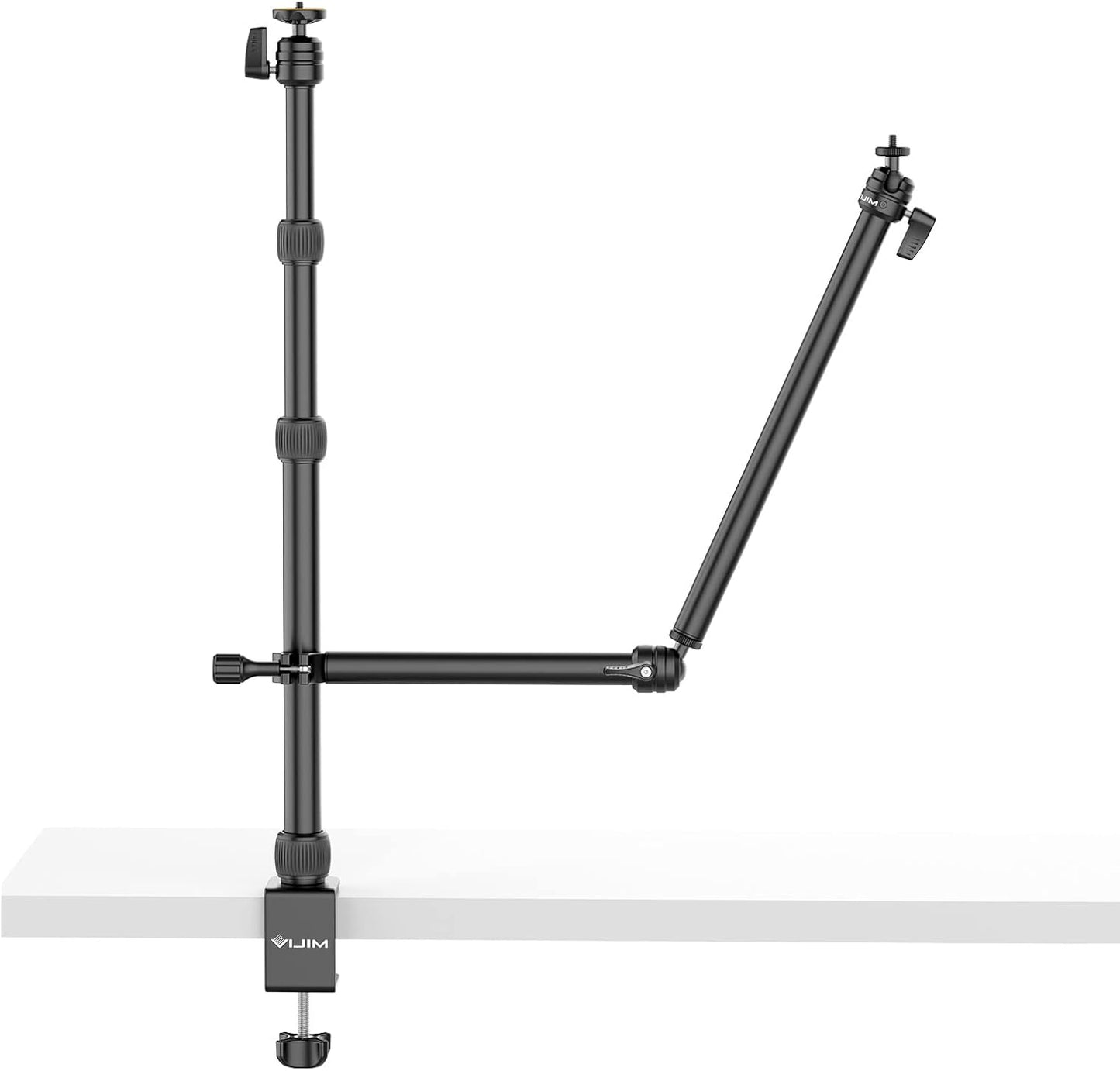 jusmo Camera Desk Mount Stand for Overhead Shooting and Lighting