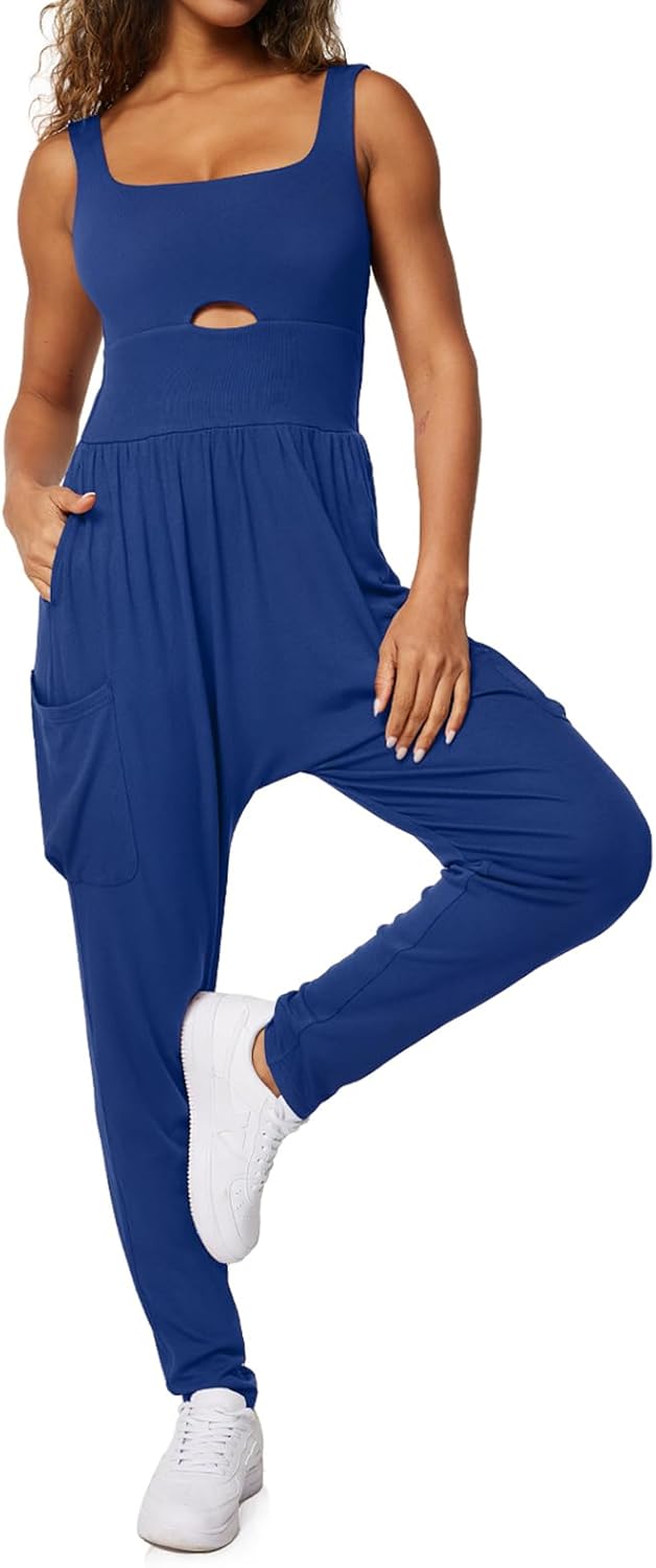 Casei Jumpsuits for Women: Casual Summer Rompers with Pockets