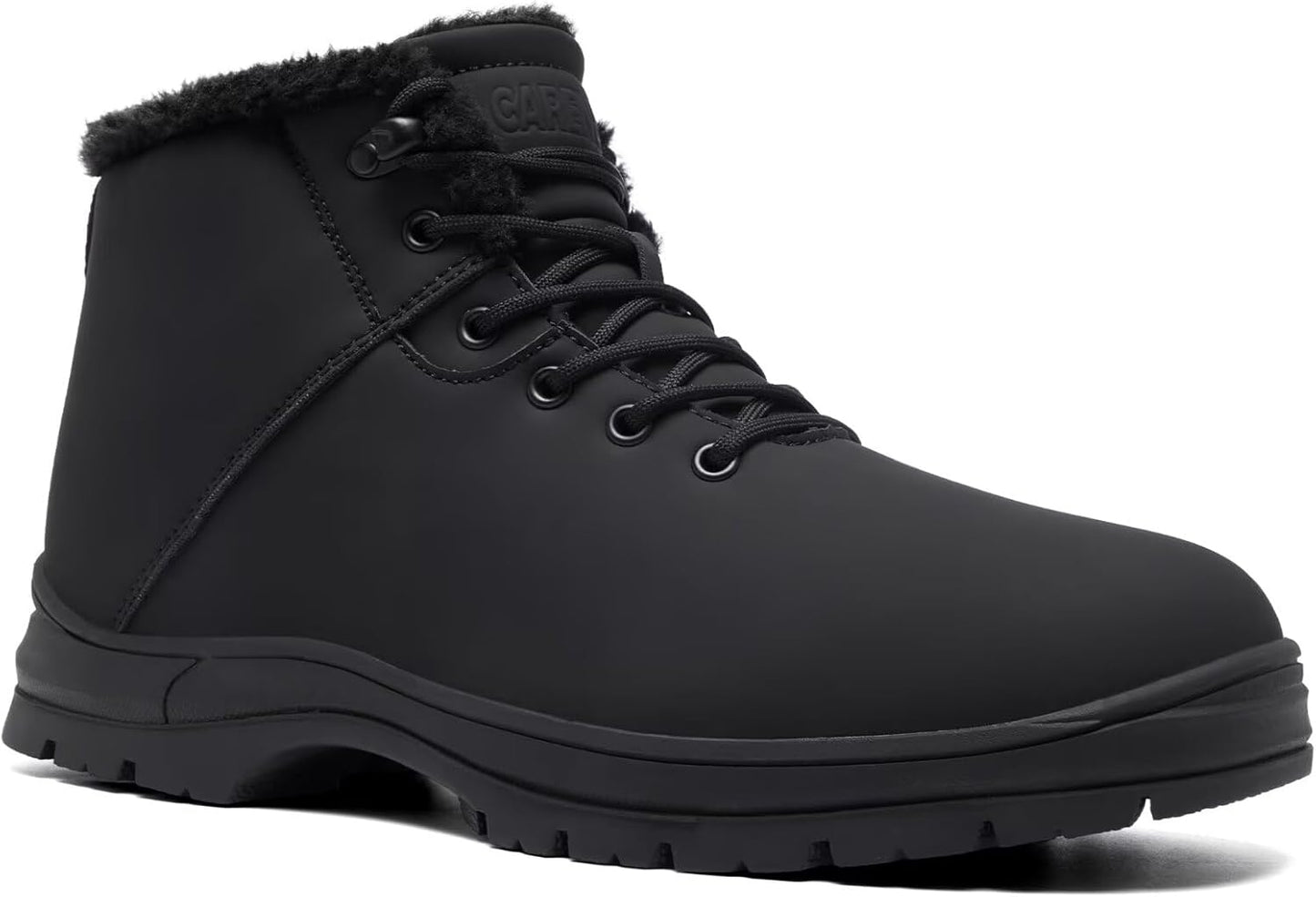 Mens Winter Snow Boots Water Resistant Warm Fur Lined Casual