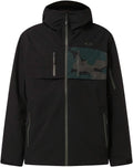 Oakley Men's Kendall Recycled Jacket in Black Camo - Small