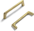 Goo-Ki Brushed Gold Cabinet Pulls with 4ft Hole Centers - Modern Zinc