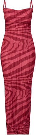 Cowl Neck Sexy Strap Pleated Maxi Dress - Flattering Summer Guest