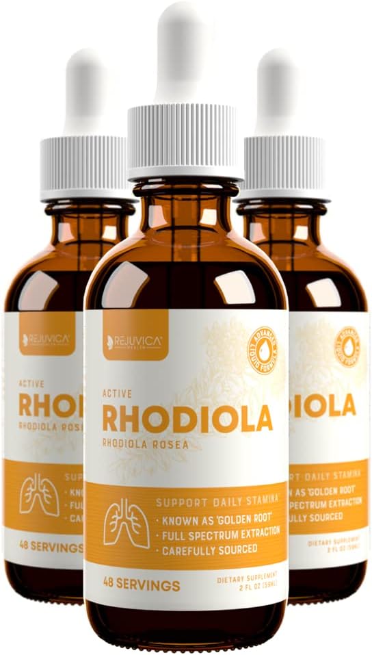 Rejuvica Health Active Rhodiola - Natural Rhodiola Root Extract