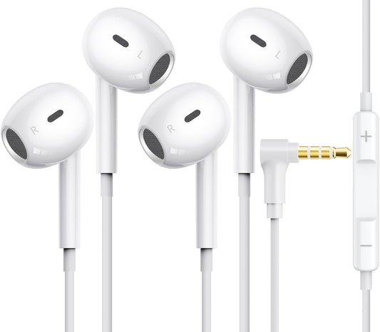 Clear Call HiFi 3.5mm Earbuds [2 Pack] for Apple - tiloqua