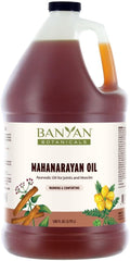 Mahanarayan Oil 128oz - Organic Ayurvedic Massage Oil for Muscles