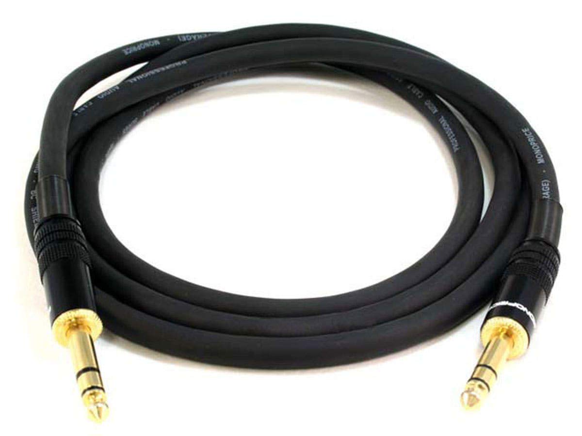 Monoprice 6ft TRS Male to Male Cable - Superior Sound Quality