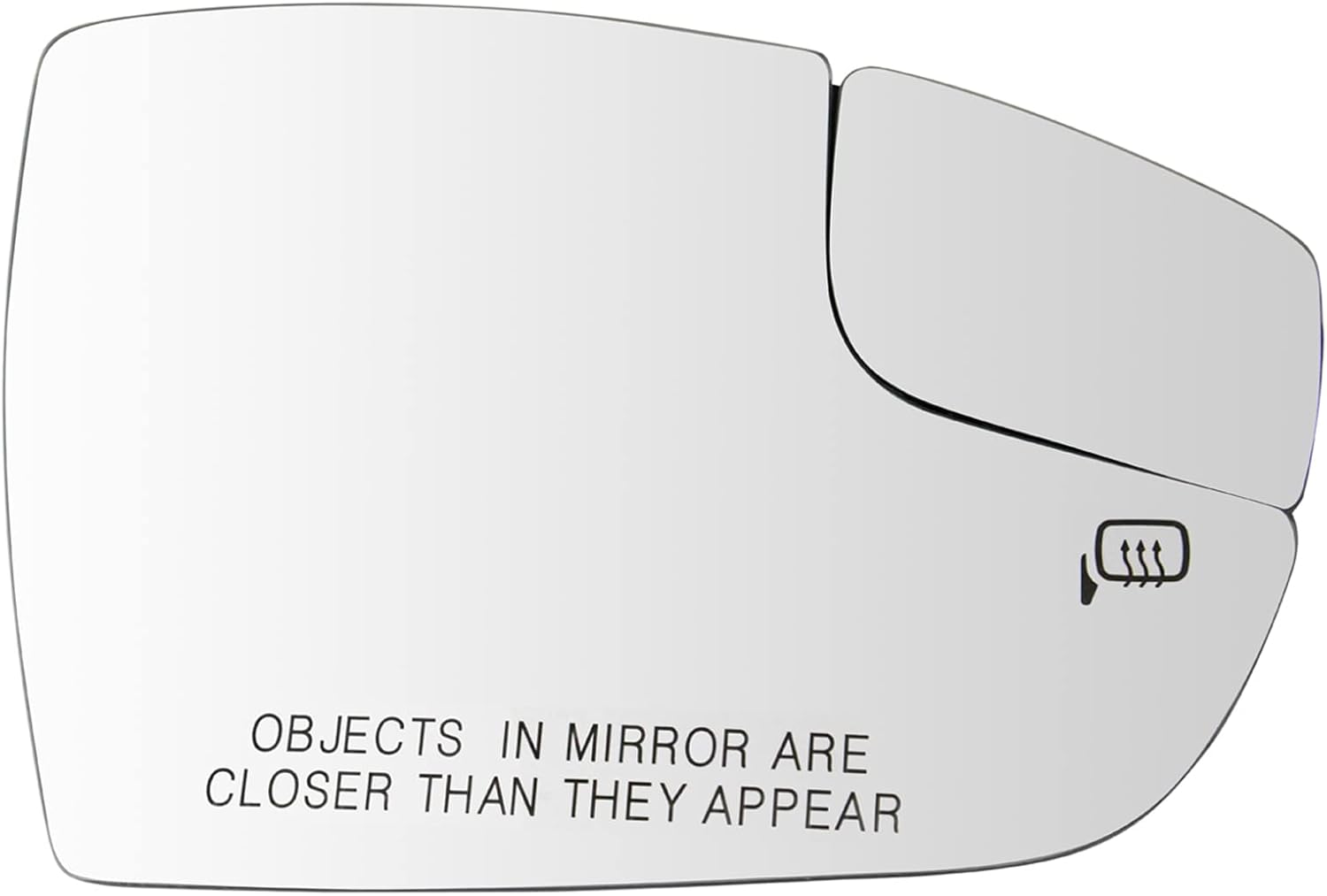 TRQ Heated Passenger Side Mirror Glass for Ford Focus