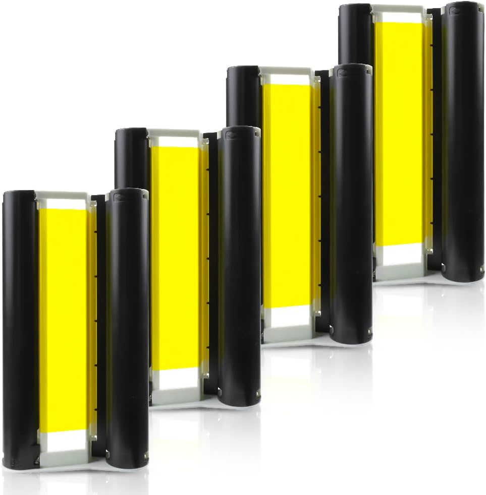 Pristar 4 Pack Compatible Canon Selphy Ink Cartridges for CP Series