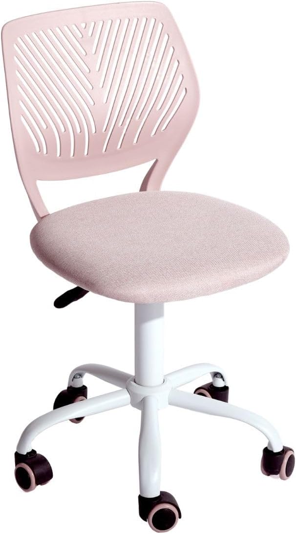 Colorful Armless Home Office Desk Chair for Comfort and Style