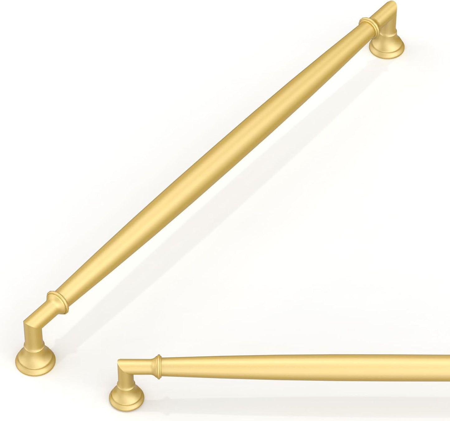 10 Pack Brushed Gold Cabinet Pulls for Kitchen and Furniture