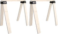 POWERTEC Plastic Sawhorse Brackets for 2x4 Lumber - Heavy Duty Kit