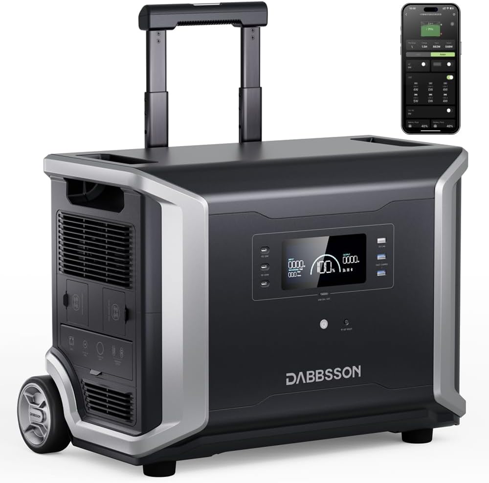Dabbsson 3430Wh Solar Generator - Power Anywhere!