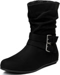 Luoika Women's Wide Width Ankle Boots - Comfortable Wide Fit Shoes