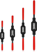WILLBOND 4 Pc Adjustable Tap Wrench Set - Durable Machinist Handles