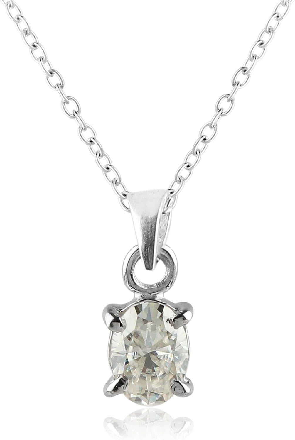 FACET-PRONG-PENDANT: Stunning 925 Sterling Silver Jewelry