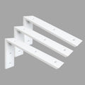 Heavy Duty 3 Pack 12 in White Granite Countertop Support Bracket