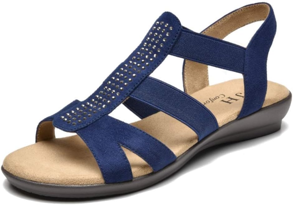 VJH confort Women's Comfort Flat Sandals for Summer Style