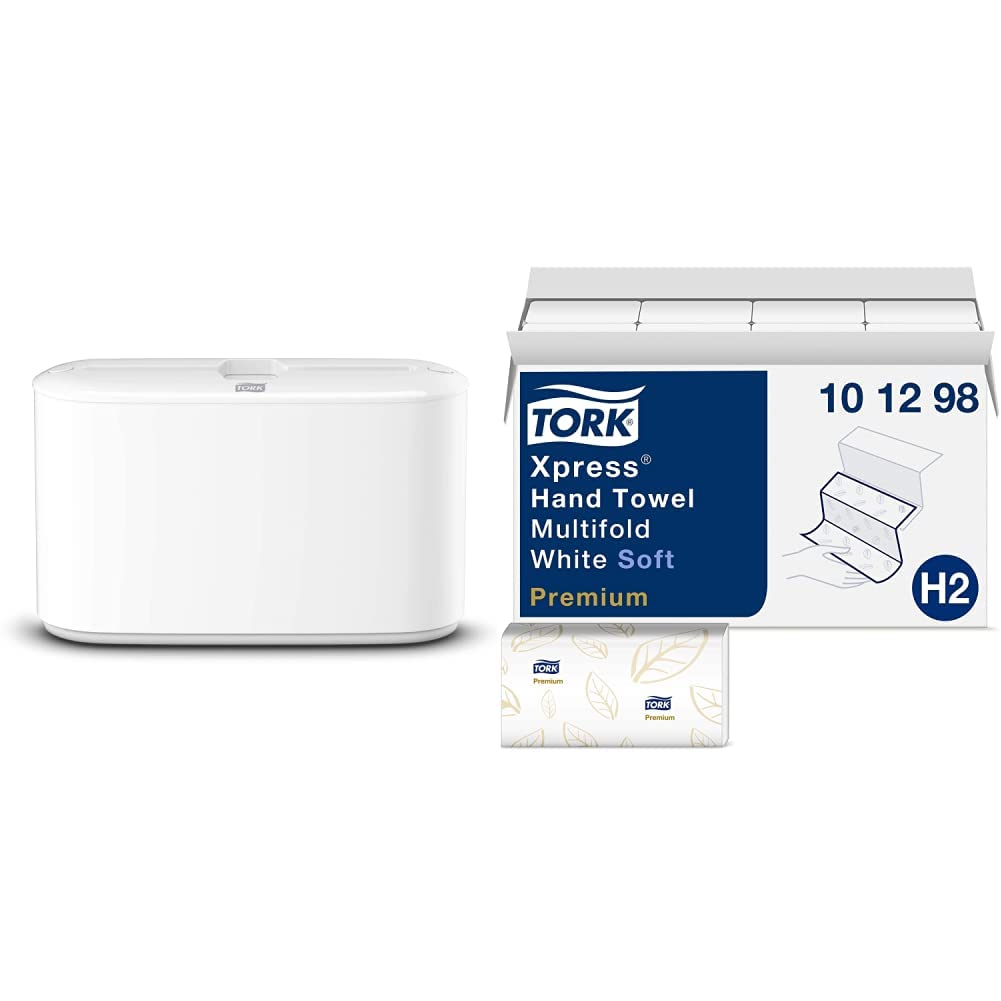 Tork Xpress Paper Towel Dispenser with Extra Soft Towels Bundle